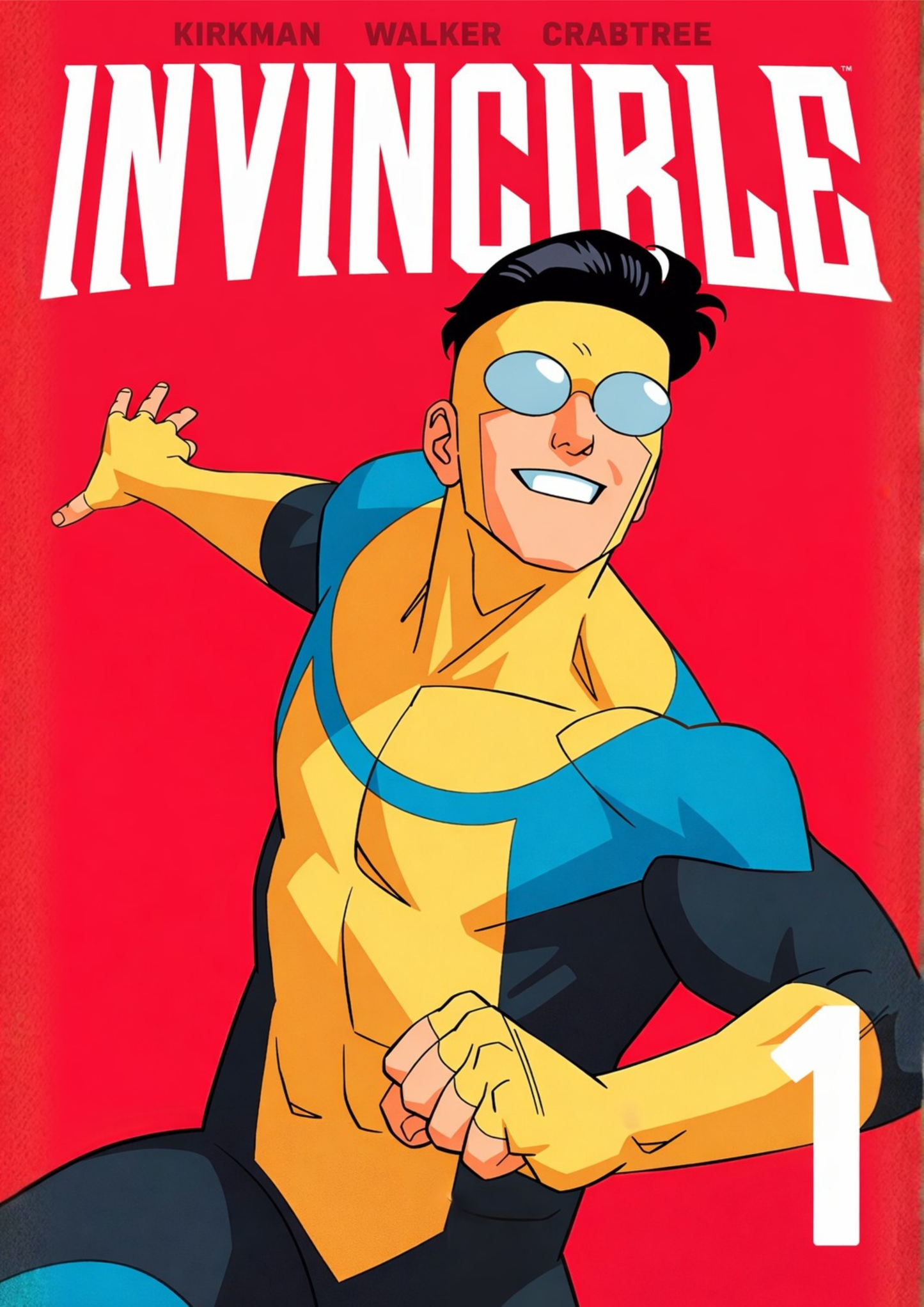 1st Comic Invincible Mark Grayson Animated Poster Print | Premium Wall Art