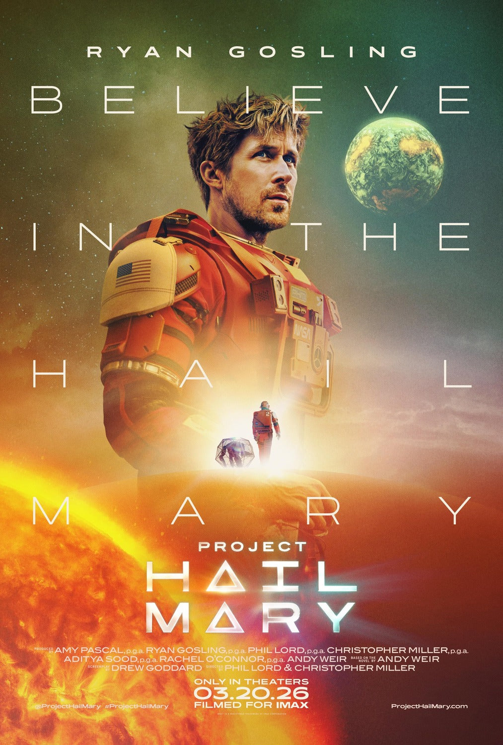Project Hail Mary Movie Poster Print | Premium Wall Art
