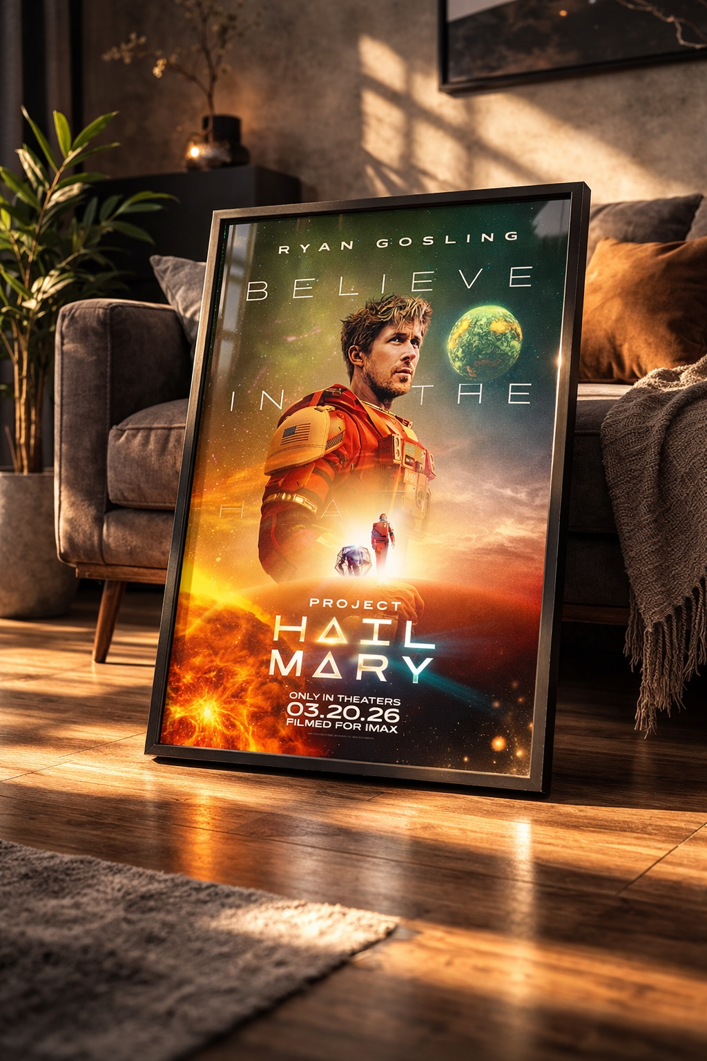 Project Hail Mary Movie Poster Print | Premium Wall Art
