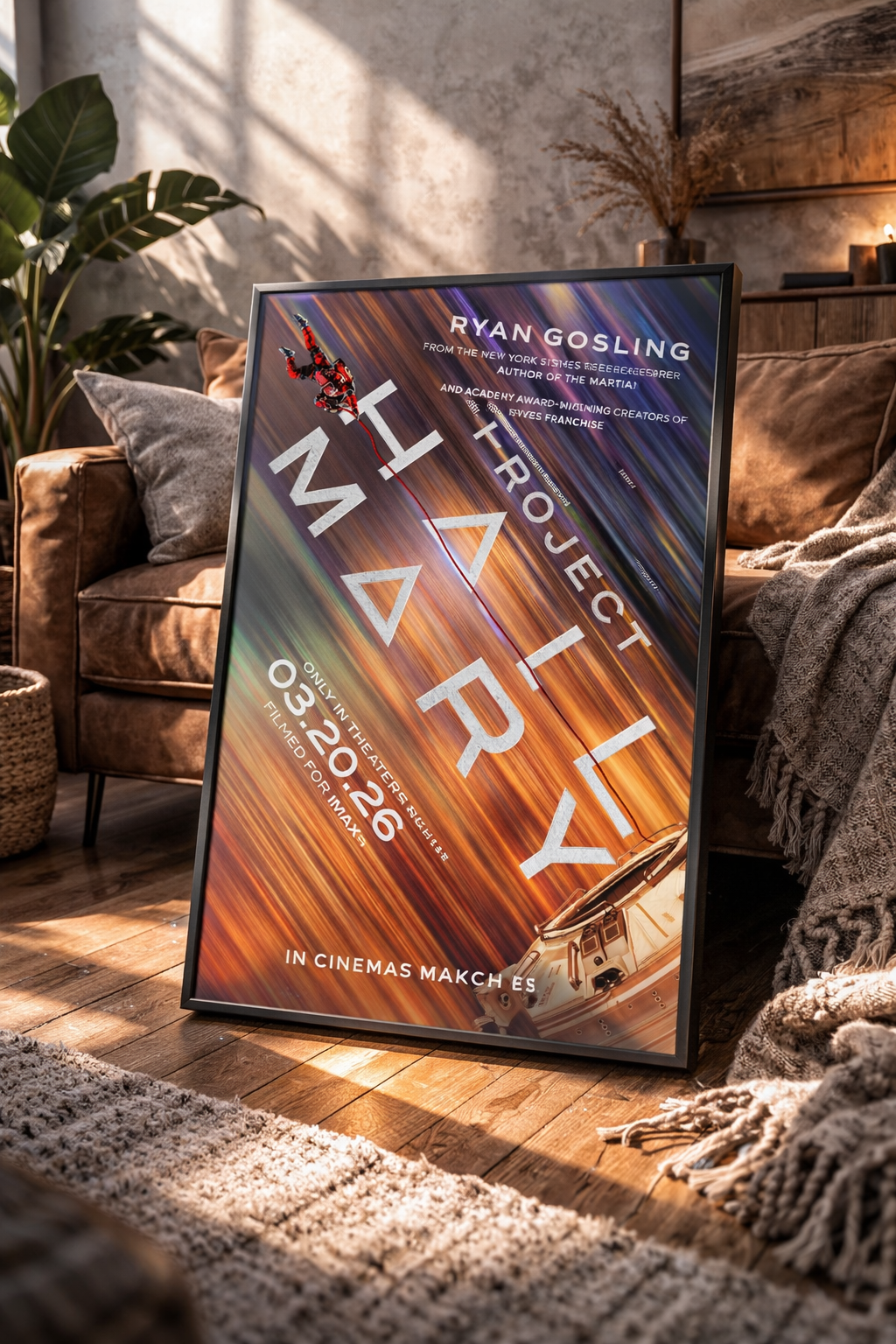 Project Hail Mary Movie Poster Print | Premium Wall Art