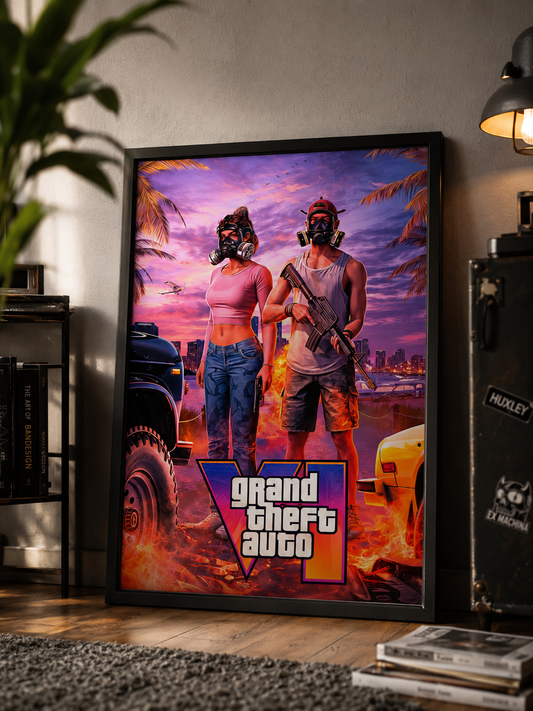 GTA 6 Poster Print | Premium Wall Art