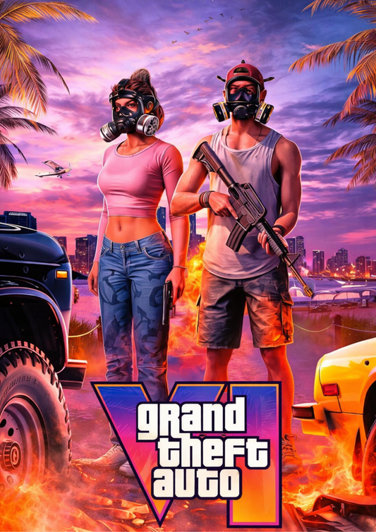GTA 6 Poster Print | Premium Wall Art