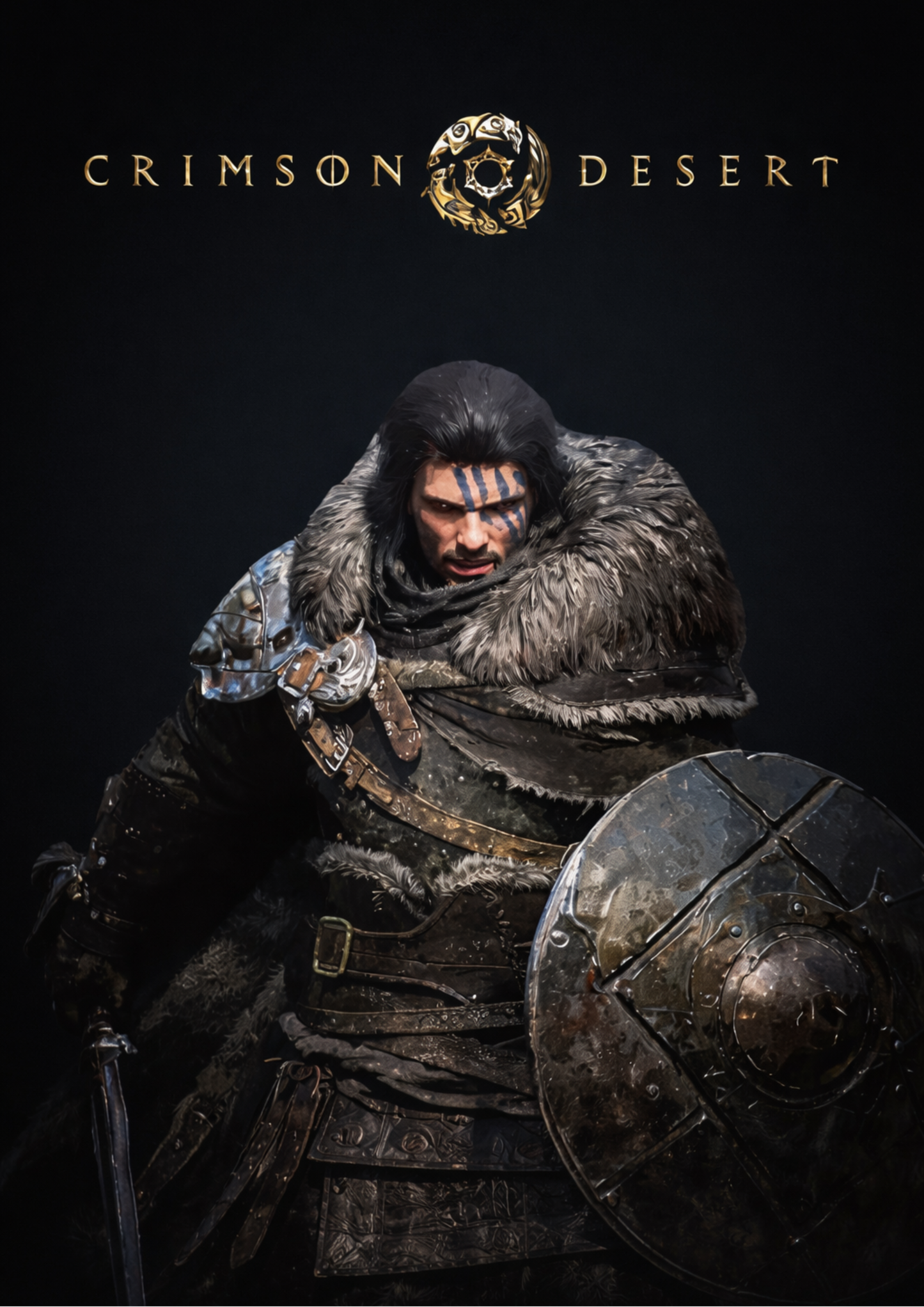 Crimson Desert Gaming Poster Print | Premium Wall Art