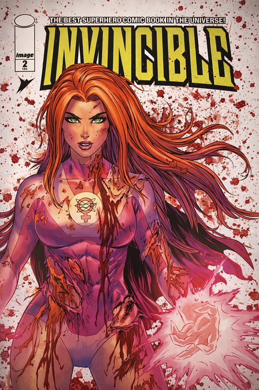Invincible Atom Eve Comic Cover Poster Print | Premium Wall Art